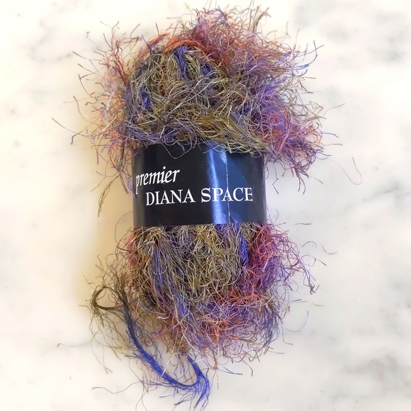 NWT. Premier Diana Space Multicolor Eyelash Yarn Skein Color CSD-14, 2pcs. - Picture 2 of 5